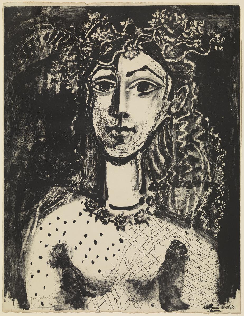 Busto de muchacha inspirado en Cranach