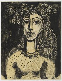 Busto de muchacha inspirado en Cranach