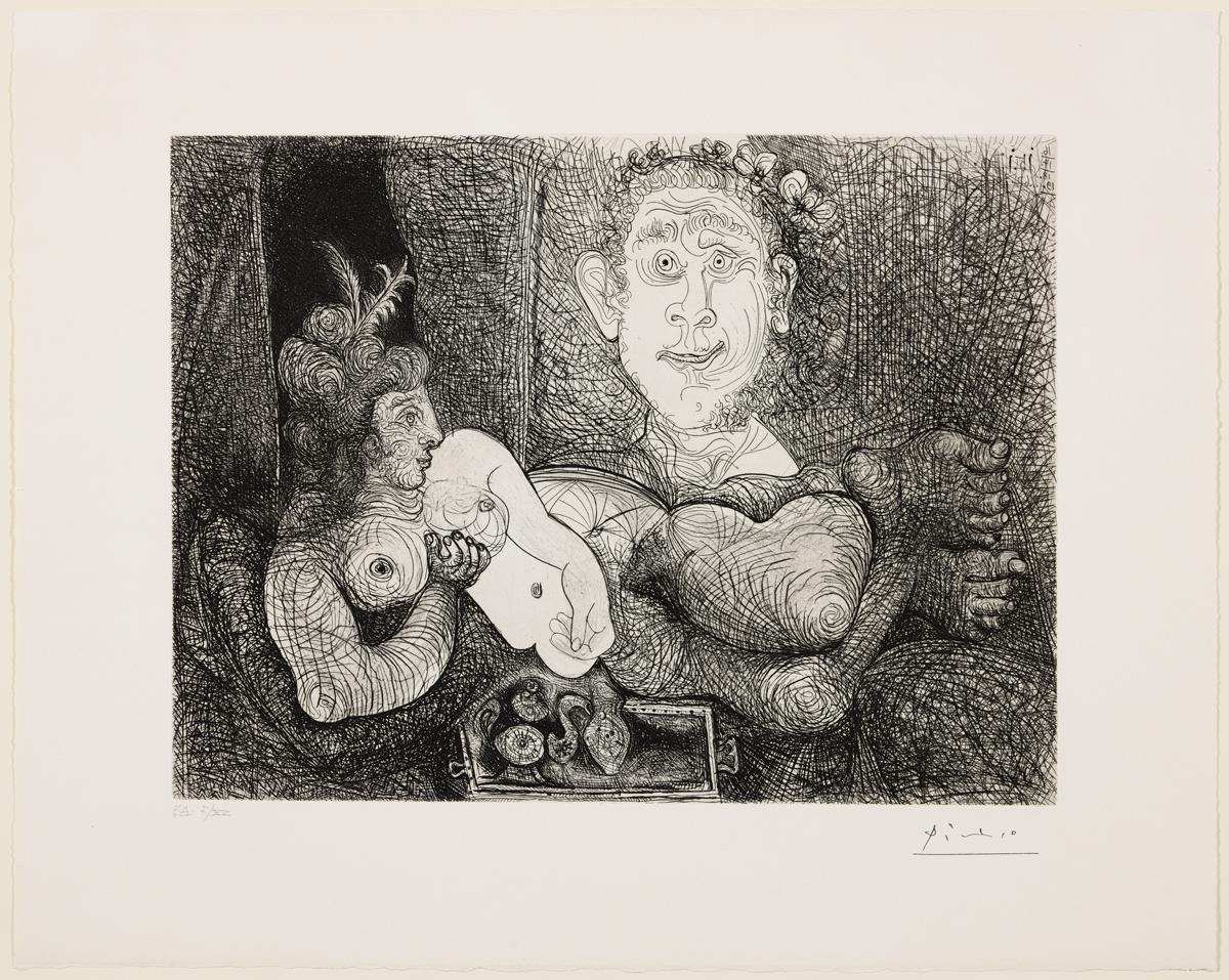 The Picture Backstage. Odalisque and Painter