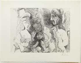 La fiesta de la patrona, con un Cupido itifálico. Degas con la nariz roja