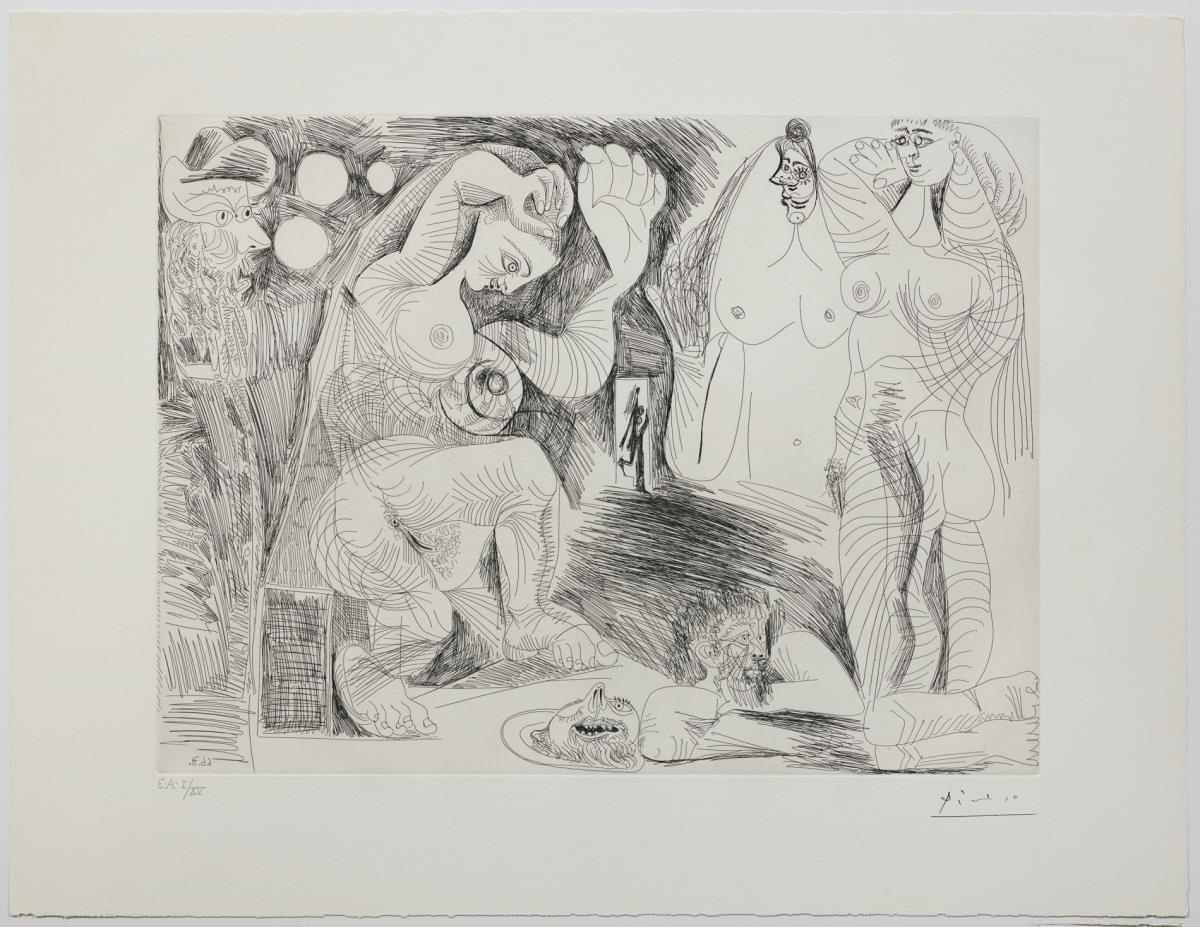 The Maison Tellier. Two Prostitutes Fantasising: Salomé Dancing, Bewitched by the Head of John the Baptist