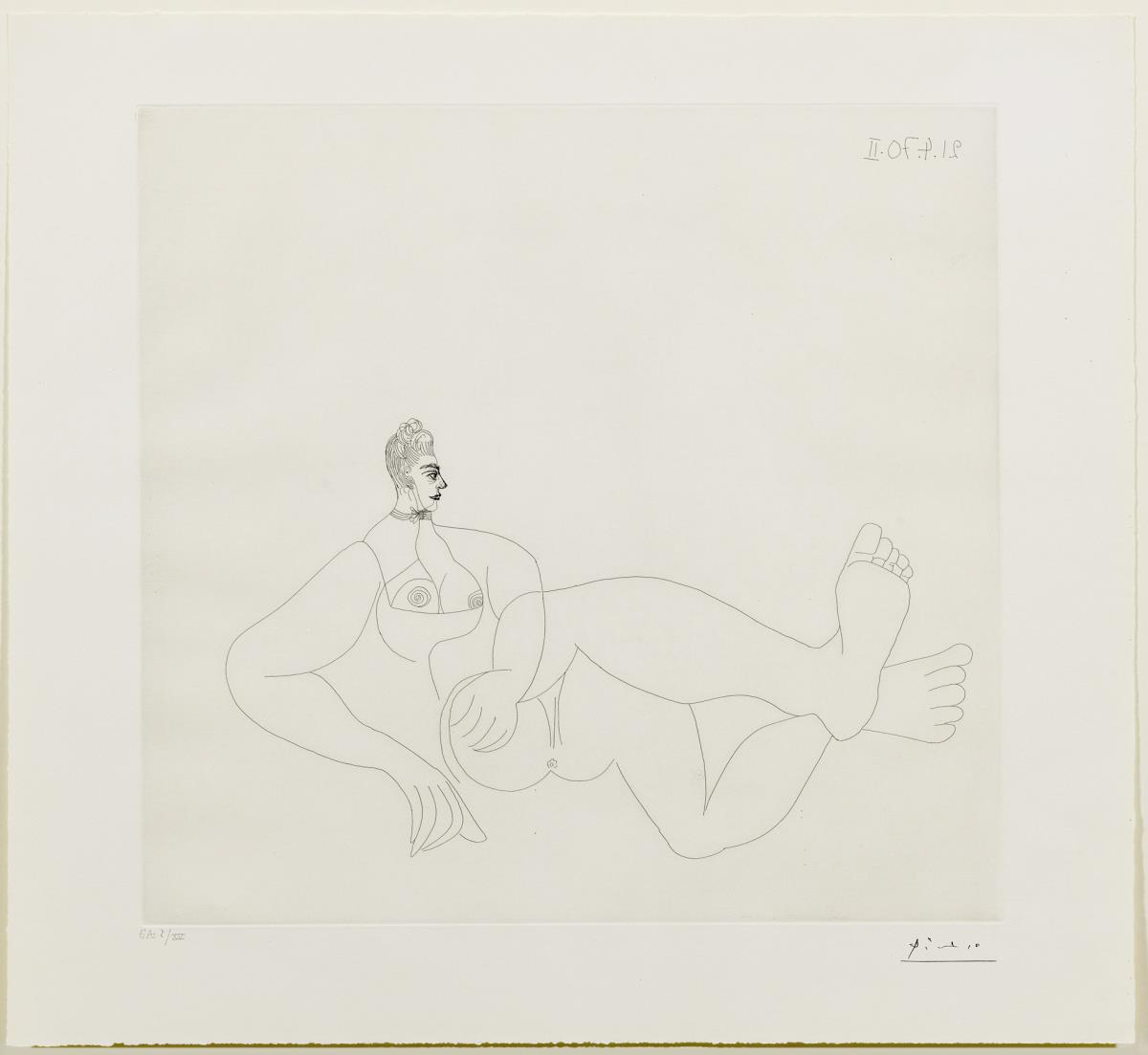 Odalisque Wearing a Dog's Collar