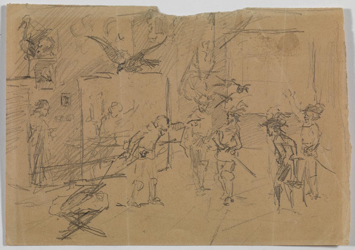 Escena de interior del siglo XVII