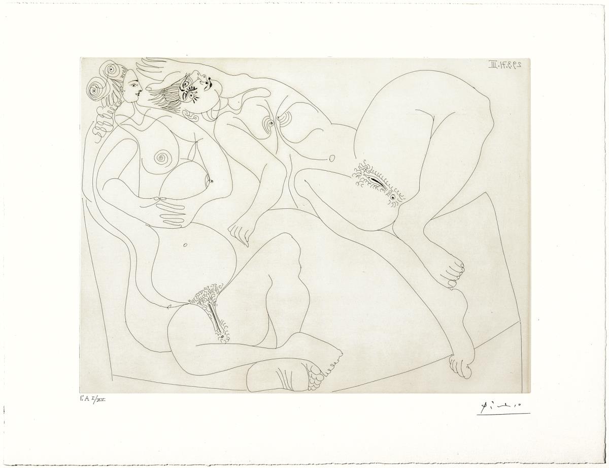 Rest. Two Prostitutes Chatting