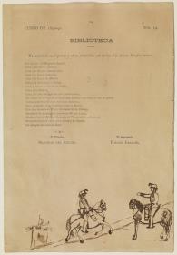 Two Soldiers on Horseback and a Turret