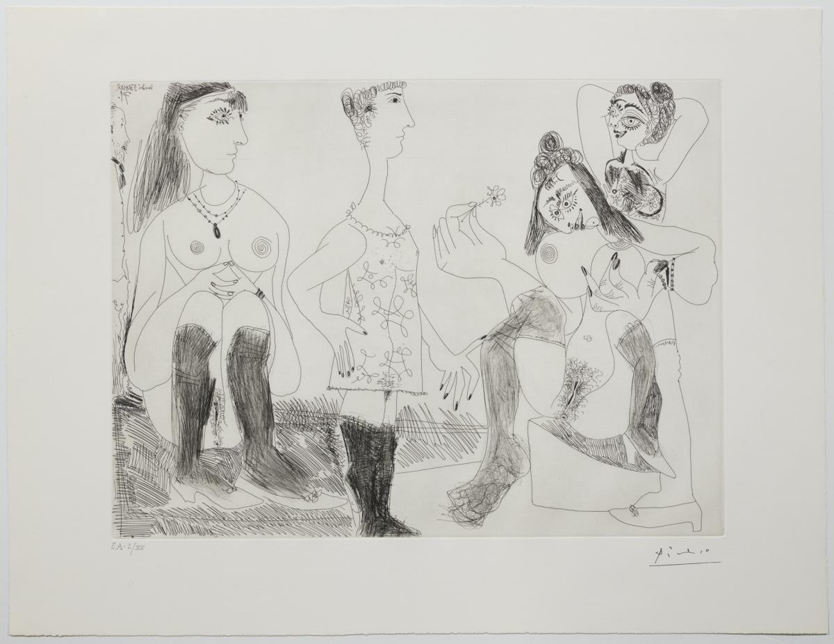 Degas Musing. Prostitutes among Themselves