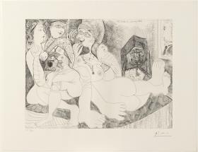 Bordell. Xafarderies, amb lloro, alcavota i el retrat de Degas
