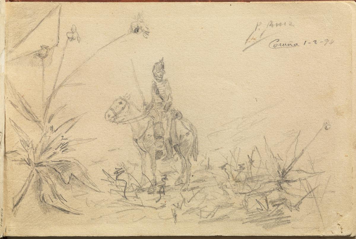 Soldado a caballo