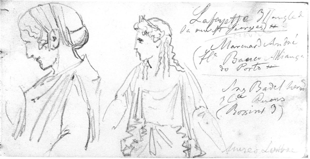 Còpies de fragments d'obres del Museu del Louvre