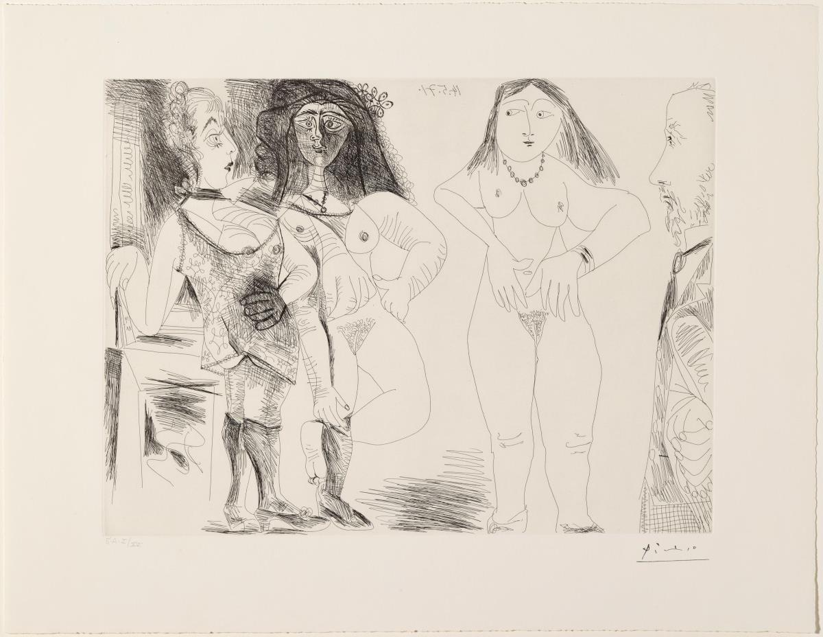 Degas enmig de les prostitutes. El compte