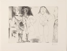 Degas en medio de las prostitutas. La cuenta