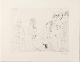 Degas en medio de las prostitutas. Primera aparición de Degas