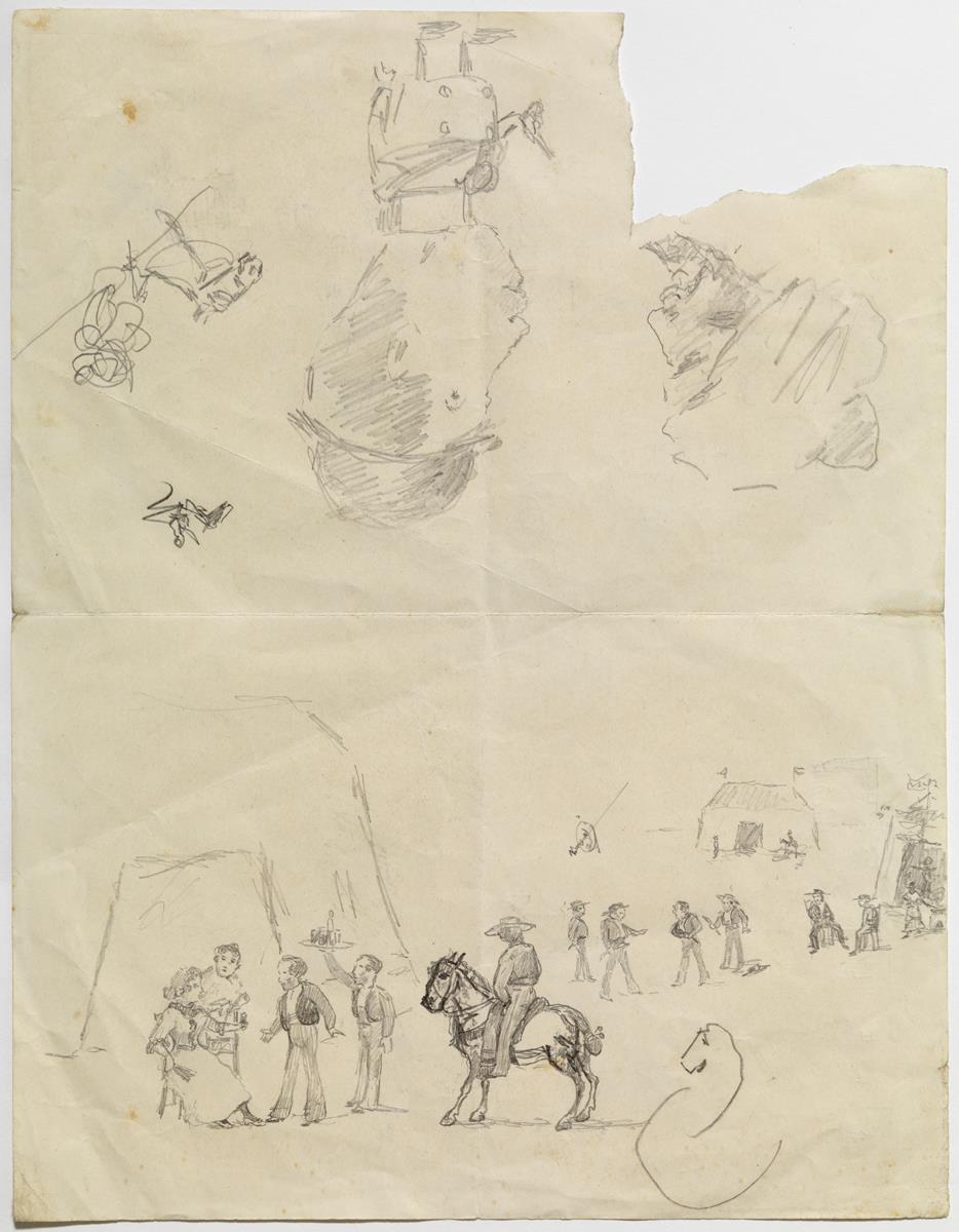 La pelea y otros croquis