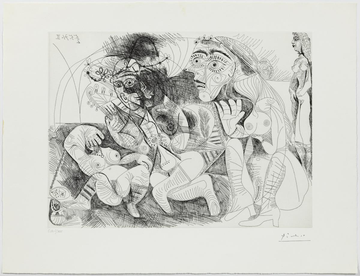 Prostitutes Amusing Themselves with Music