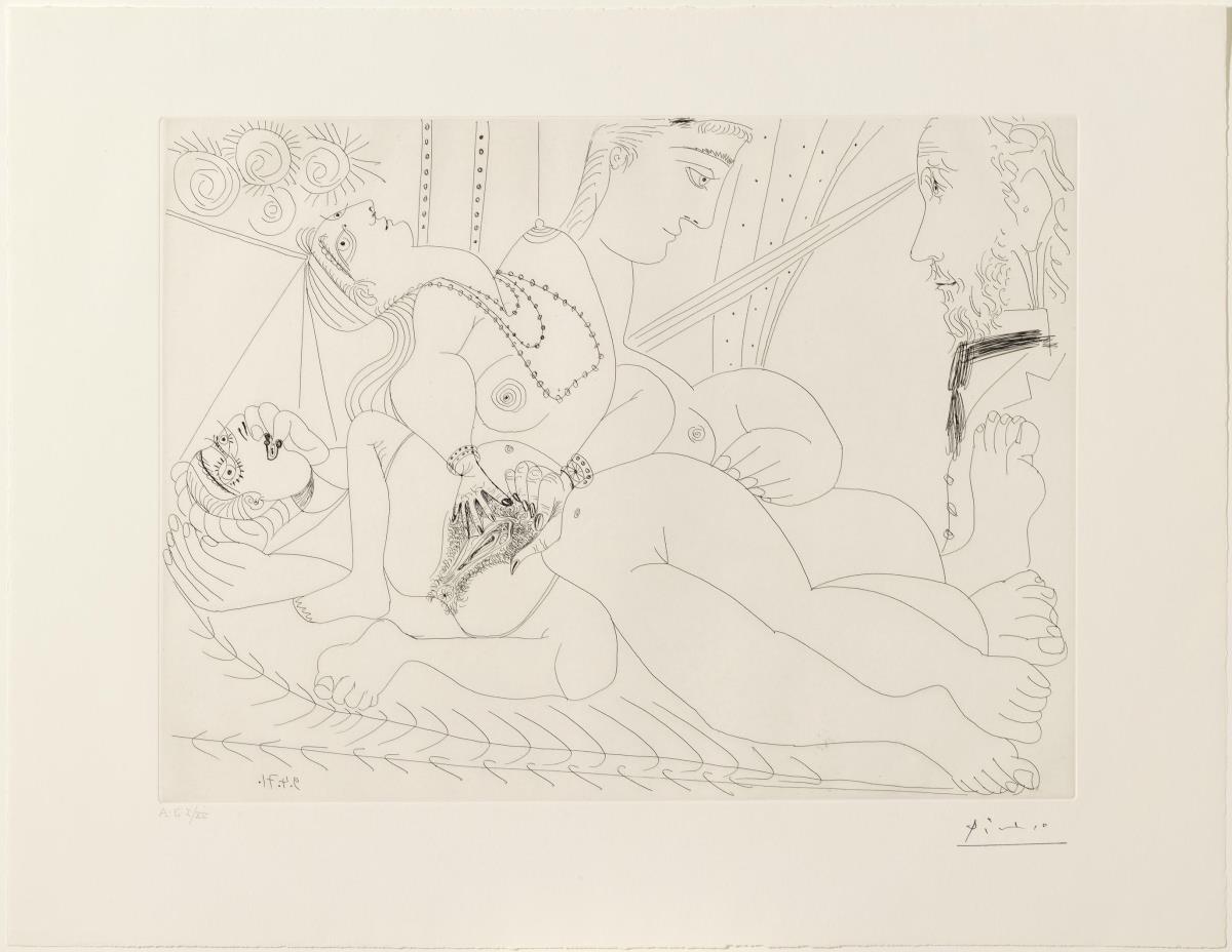 The Maison Tellier. Prostitutes among themselves. Degas, astonished