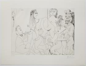 Degas fantaseando. Fiesta campestre con baile de máscaras
