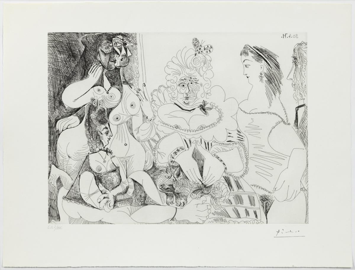 La fiesta de la patrona, con un perrito. Degas con doble mirada
