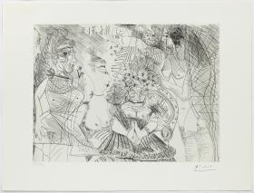 La fiesta de la patrona. Confeti y diablillo. Un poco del perfil de Degas