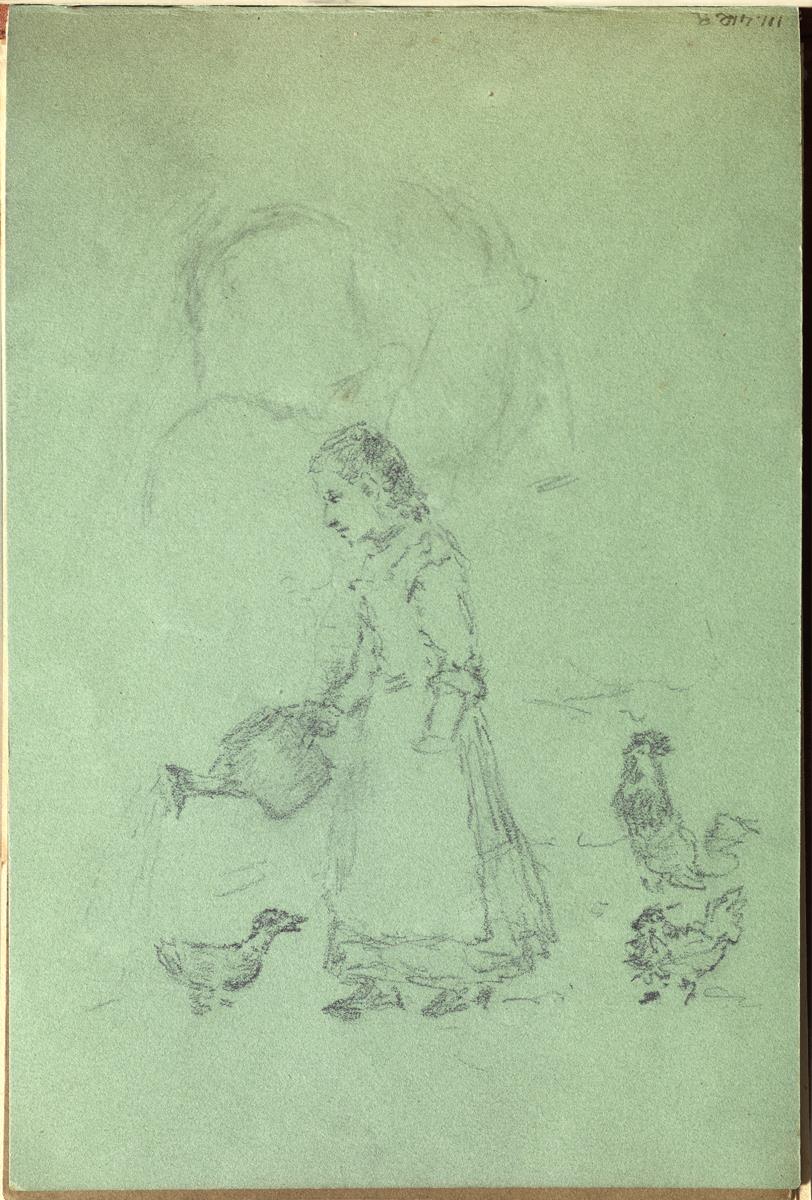 Girl Watering