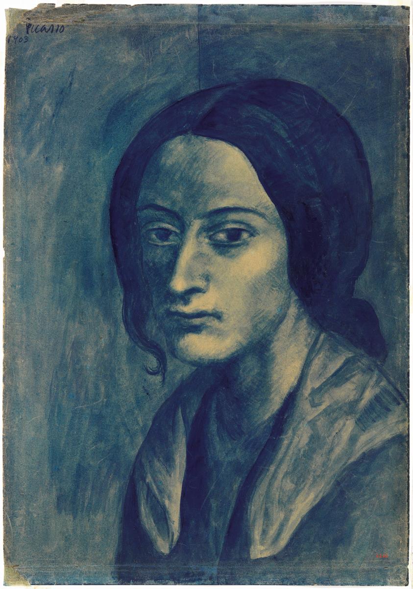 Woman with Lock of Hair