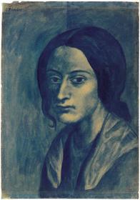 Woman with Lock of Hair