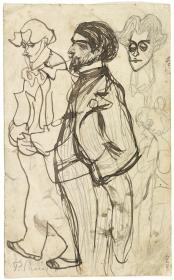 Croquis y caricaturas de "Decadentes"