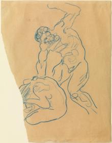Hombre golpeando a una mujer