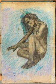 Old Woman, Seated