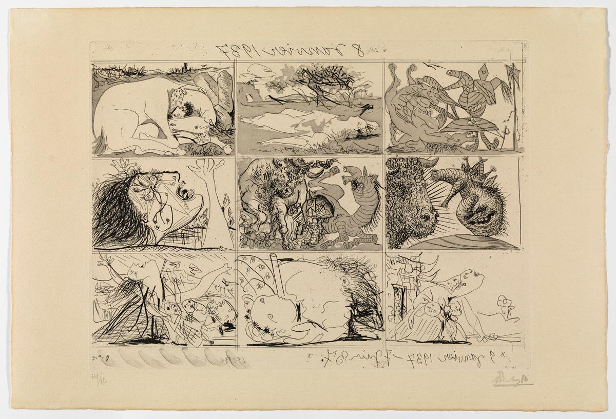 Sueño y mentira de Franco (plancha II)