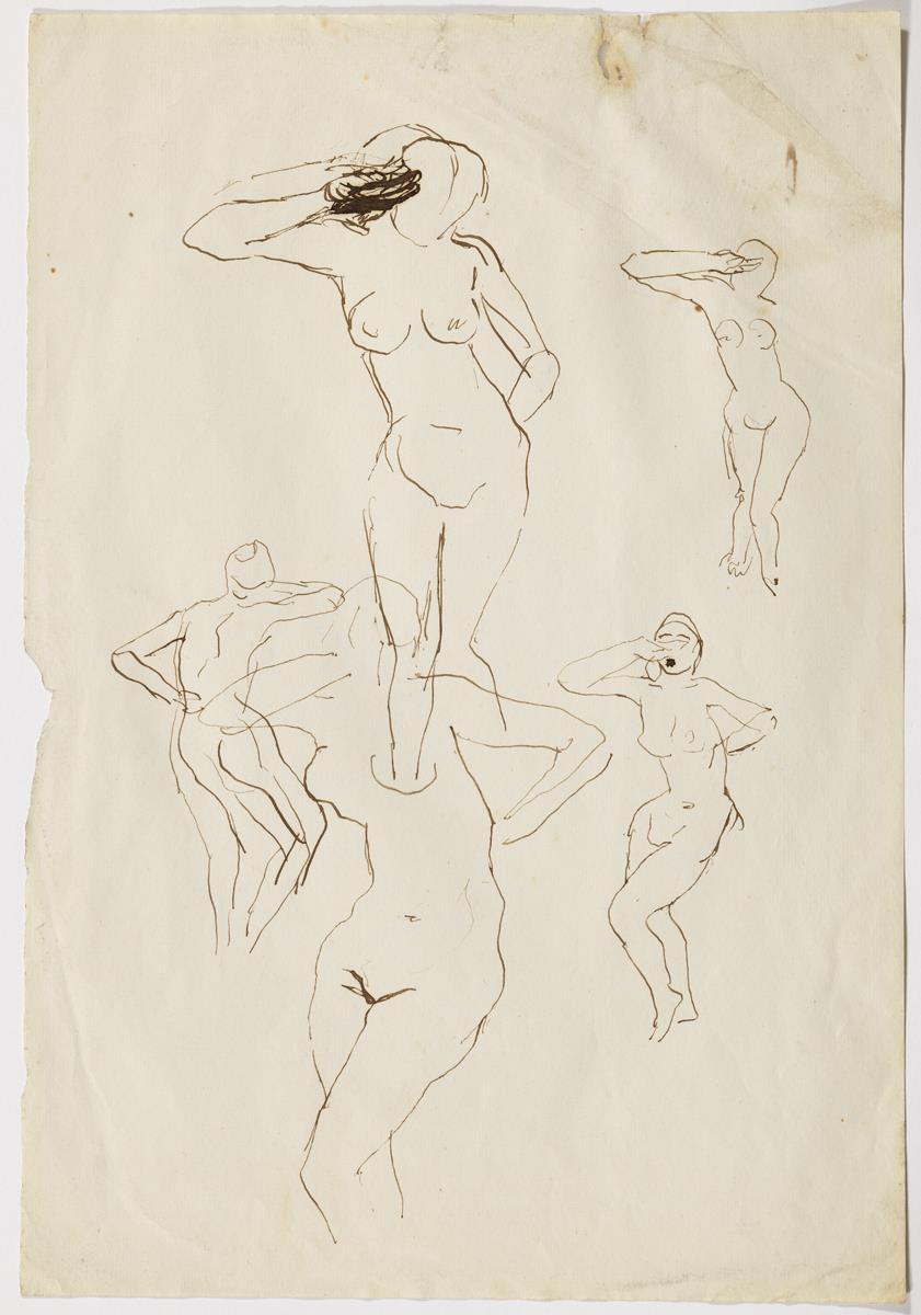 Estudios de desnudo femenino
