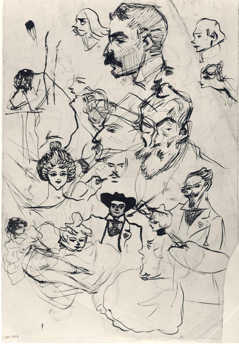 Esbossos de personatges diversos