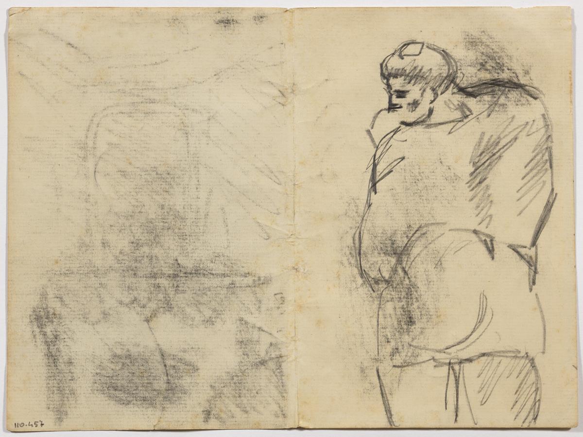 Dona, d'esquena, fent un petó a un infant