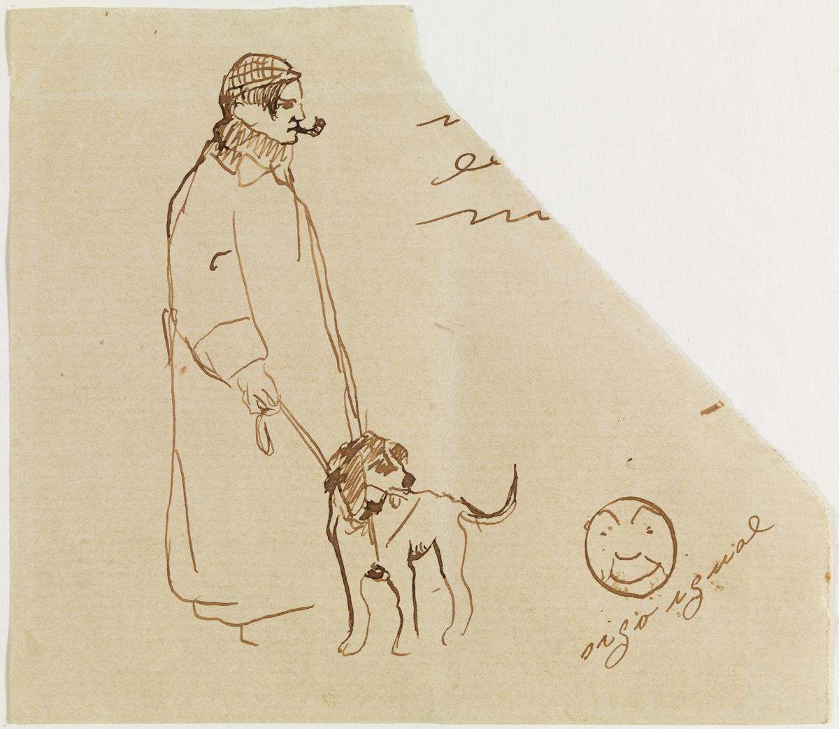 Autorretrato con perro