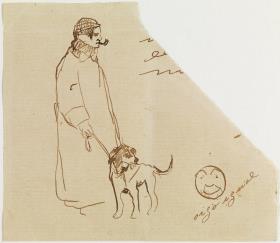 Self-Portrait with Dog