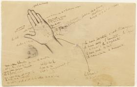 Head of Max Jacob, and Cheiromantic Study with the Keys to Interpretation