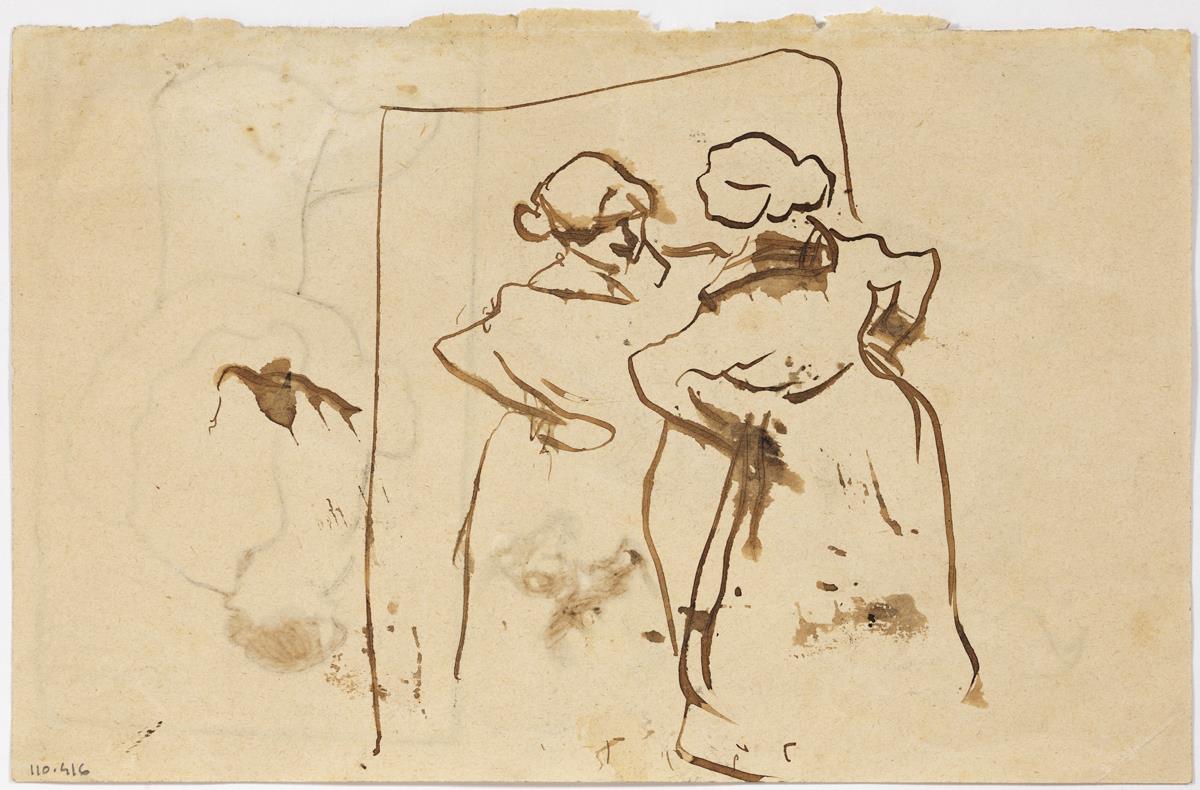 Dona davant un mirall