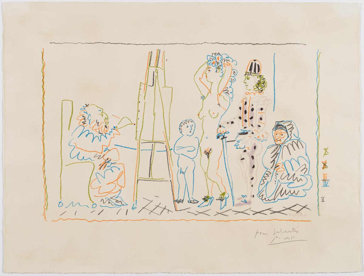 El taller del viejo pintor