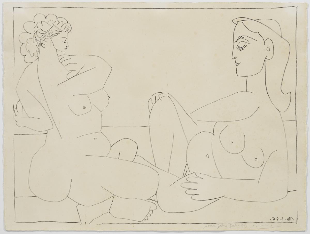 Dos mujeres en la playa