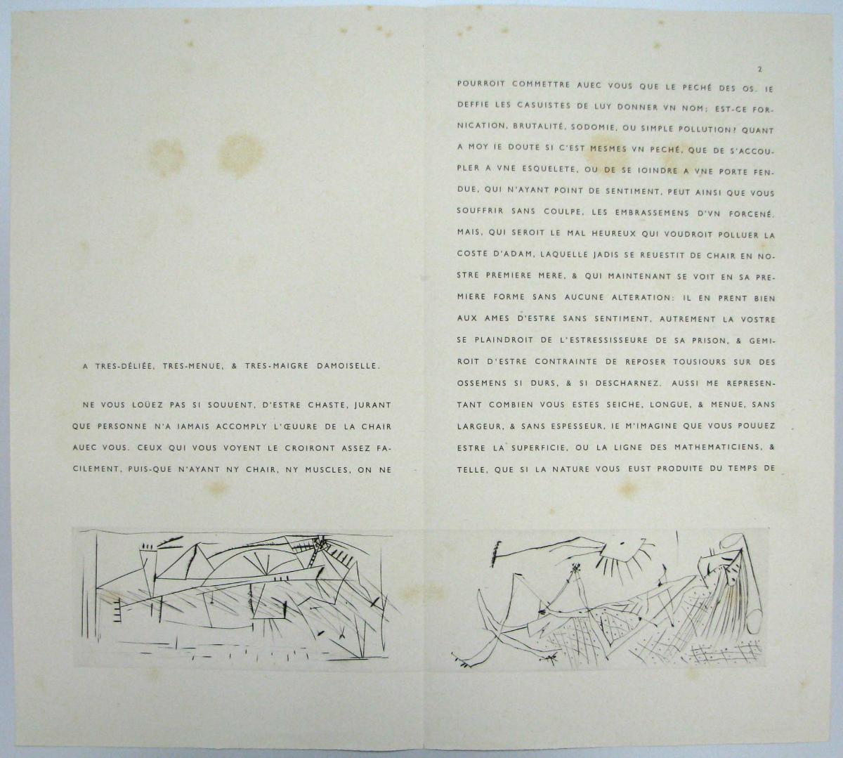 Stylized Landscape and Stylized Reclining Figure