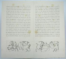Dos escenas con caballeros luchando