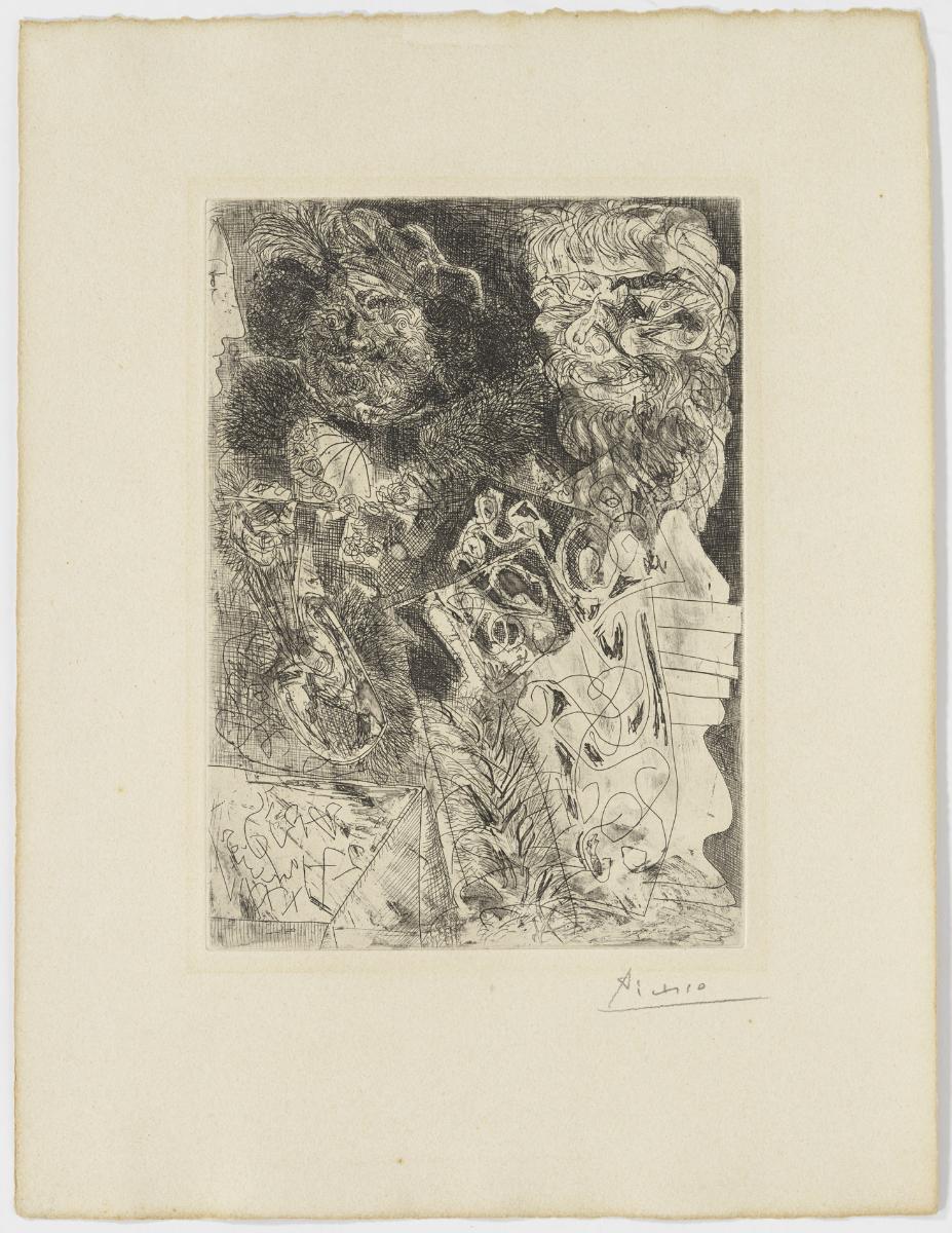 Rembrandt amb "turbant", "abric de pells" i "ull d'elefant"