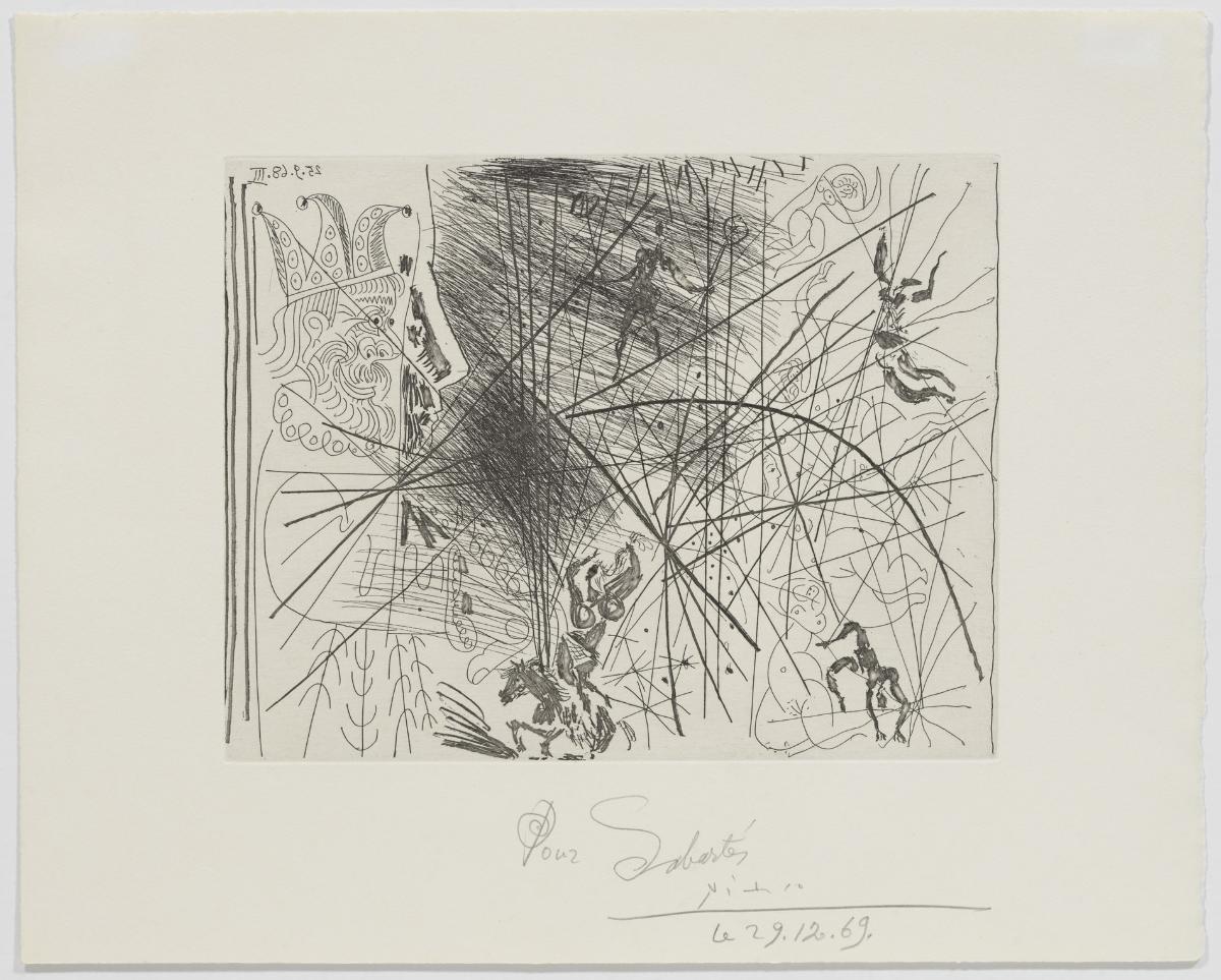 Old Jester Watching Acrobats. I