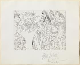 The Academy Crowns the Bust of the Dead Painter, and the Widow Laughs