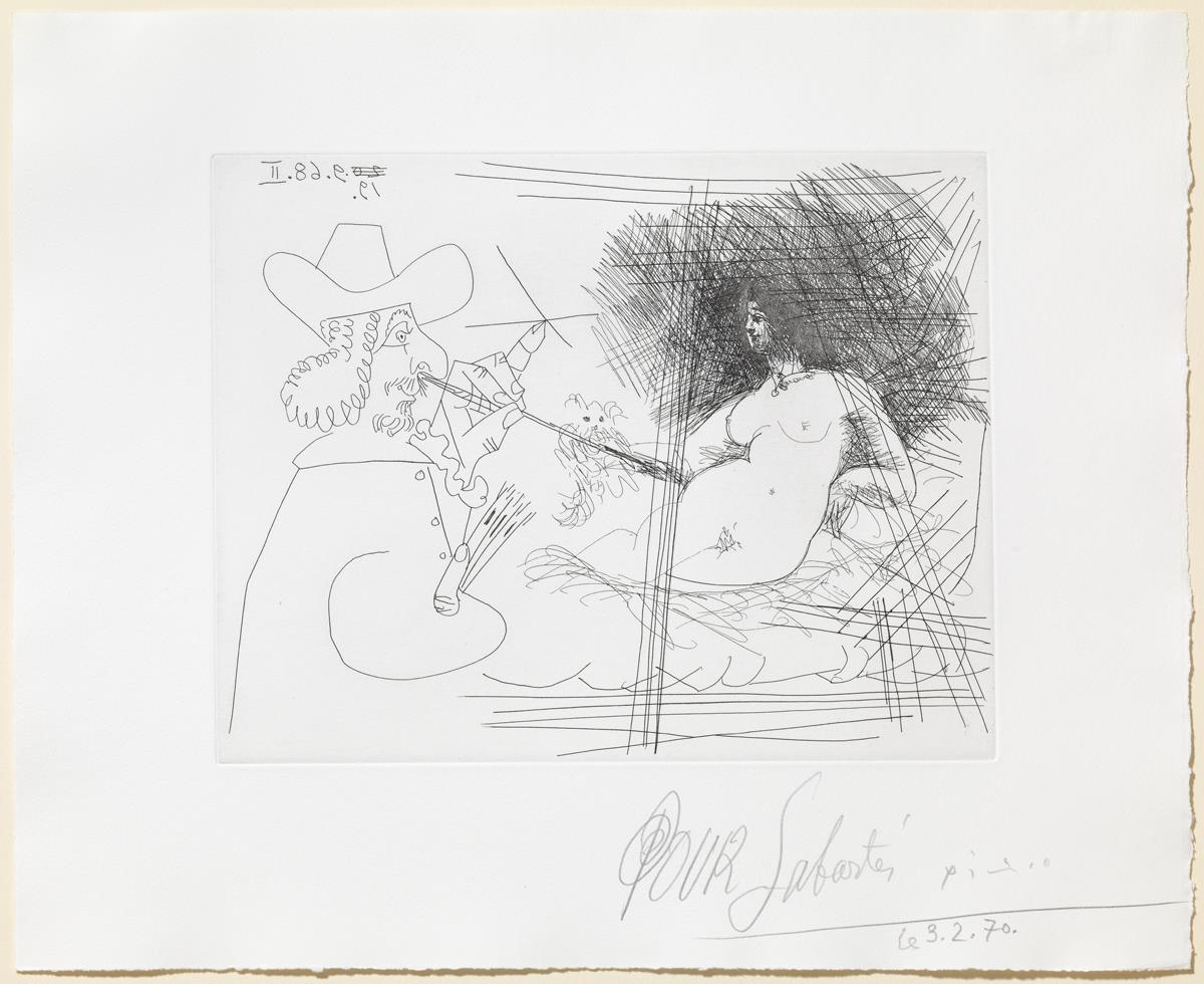 Artist Painting a Venus with a Little Dog