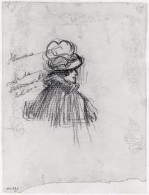 Bust of Woman in Hat