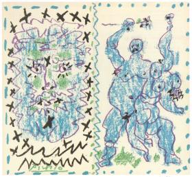 Cubierta del catálogo "Picasso. Dessins d'un demi-siècle"