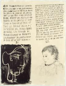 Poemas y litografías (fragmentos de un texto de Picasso)