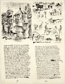 Poemas y litografías (fragmentos de un texto de Picasso)