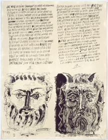 Poemas y litografías (fragmentos de un texto de Picasso)