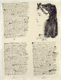Poemas y litografías (fragmentos de un texto de Picasso)